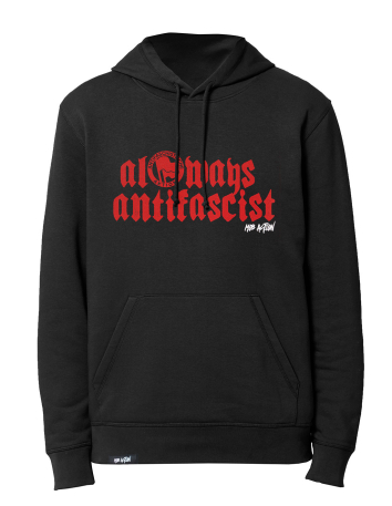 Soli-T-Shirt - Free All Antifa - Pocket - Schwarz - @ No Borders