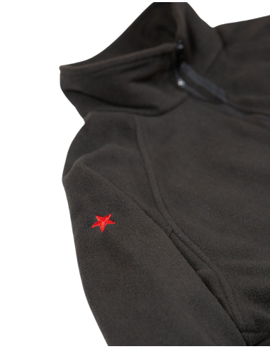 Mob Action Classic - Fleecejacke - Schwarz/ Rot - @ No Borders