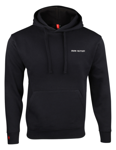 Mob Action Classic - Hoodie - Black/White - @ No Borders