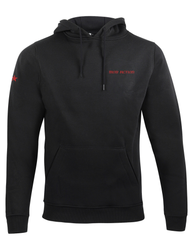 Mob Action Classic - Hoodie - Black/Red - @ No Borders