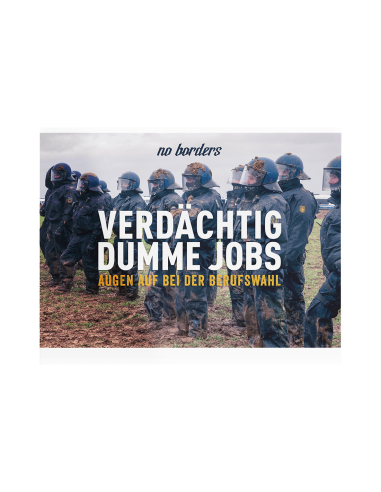 Verdächtig dumme Jobs II - Poster - @ No Borders