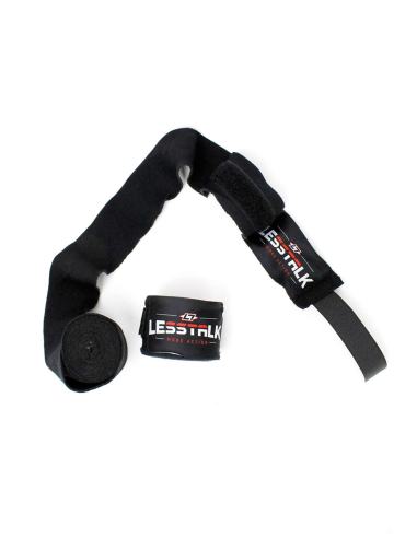 Less Talk - Handwraps 450cm - Black - @ No Borders