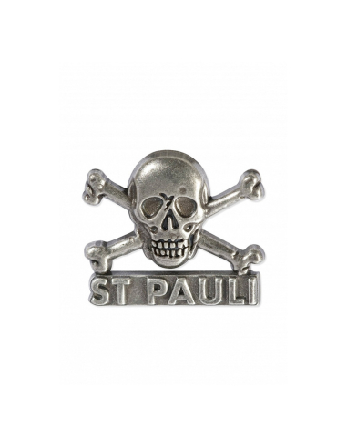 St. Pauli - Pin - Totenkopf 3D - @ No Borders