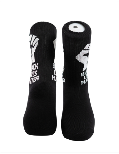 Black Live Matters - No Borders - Socks - Black - @ No Borders