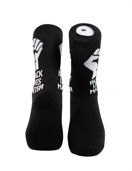 Black Live Matters - No Borders - Socks - Black