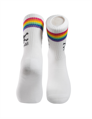 St. Pauli - Socks - Totenkopf - White/Rainbow - @ No Borders