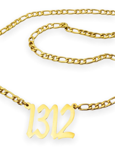 1312 - Sixblox - Necklace - Gold - @ No Borders
