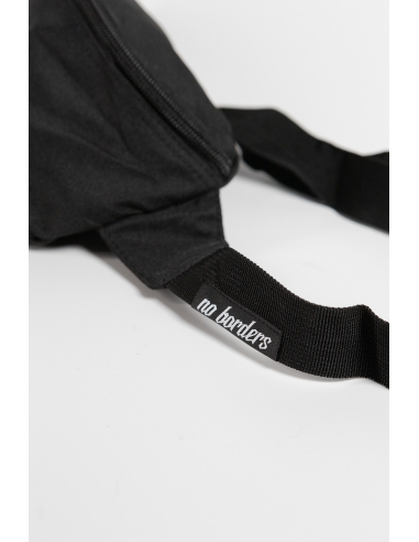 Kein Mensch ist illegal - No Borders - Gürteltasche - Black - @ No Borders