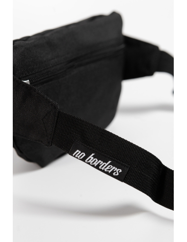 Kein Mensch ist illegal - No Borders - Hip Bag - Black - @ No Borders