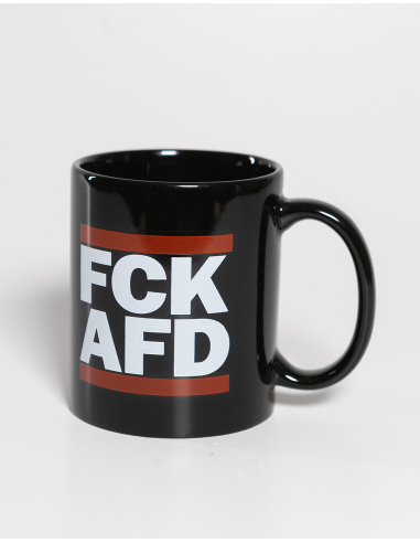 FCK AFD - Mug - Black - @ No Borders