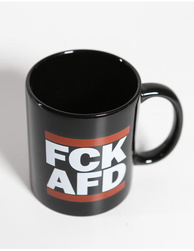 FCK AFD - Tasse - Black - @ No Borders