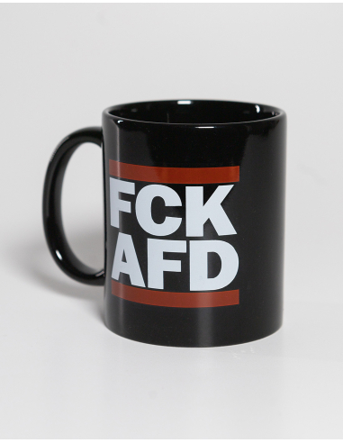 FCK AFD - Tasse - Black - @ No Borders