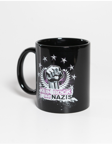 Kein Bock auf Nazis - Mug - Black - @ No Borders