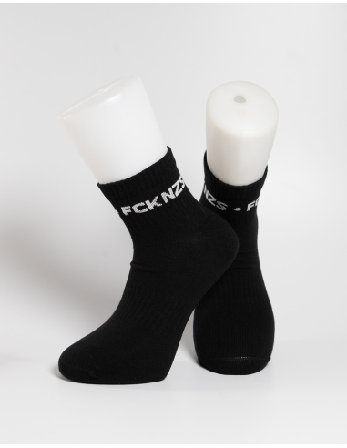 FCK NZS - Sixblox - Quarter Socks - Black - Circle - @ No Borders