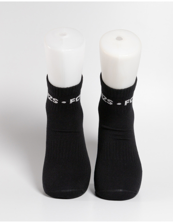 1312 - Sixblox - Quarter Socken - White - Circle - @ No Borders