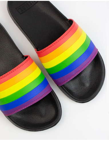 Pride / Rainbow - Sixblox - Badelatschen - Black - @ No Borders