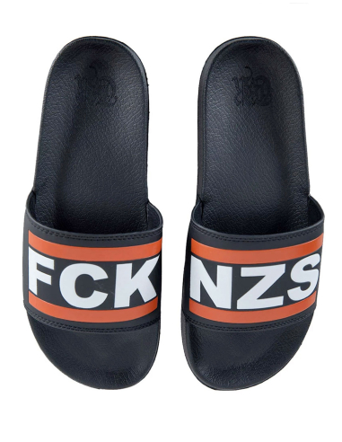 FCK NZS - True Rebel - Badelatschen - Schwarz - @ No Borders