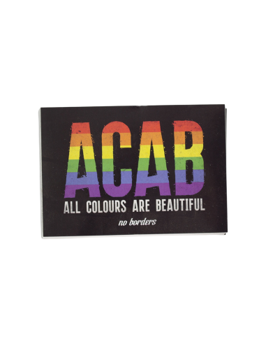 ACAB - All Colours Are Beautiful - Sticker - @ No Borders