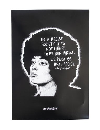 Angela Davis - Poster - @ No Borders