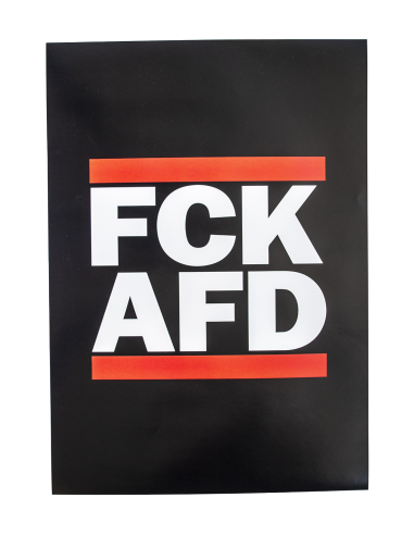 FCK AFD - Poster - @ No Borders