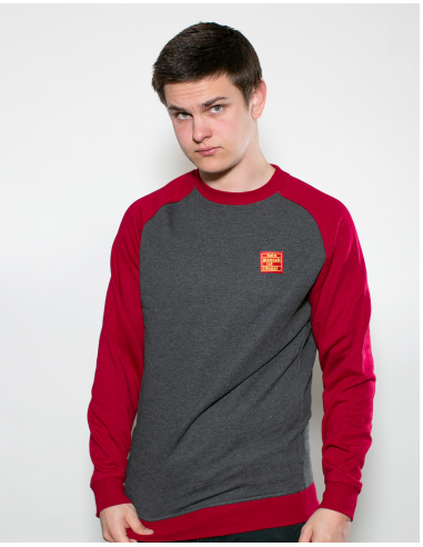Kein Mensch ist illegal - No Borders - Sweater - Grey/Red - @ No Borders