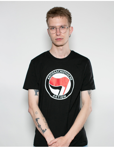 Antifa - No Borders - T-Shirt - Black - @ No Borders
