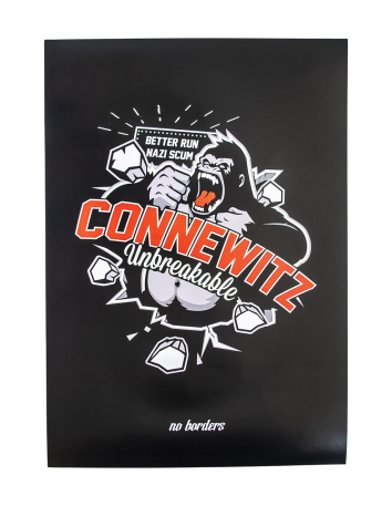 Connewitz Unbreakable - Sticker - @ No Borders