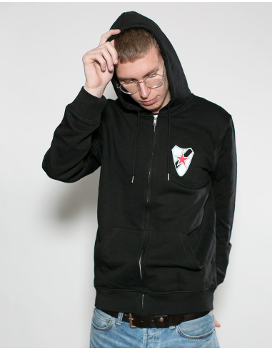 Roter Stern Leipzig - Zipper - Cantona - Black - @ No Borders
