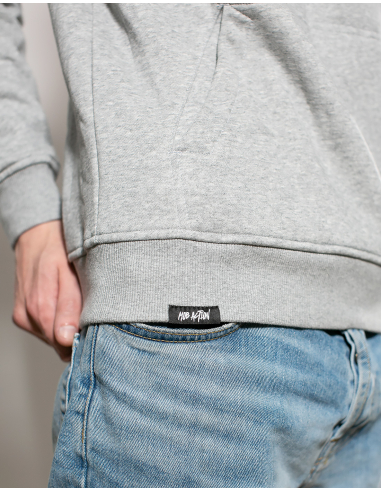 Mob Action Classic - Hoodie - Grey/Black - @ No Borders