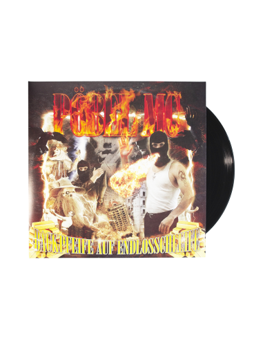 Pöbel MC - Backpfeife auf Endlosschleife - 12" Vinyl EP inkl. Stress & Raugln 12" Vinyl EP - @ No Borders