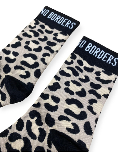 Leo - No Borders - Socken - Animal Print - @ No Borders