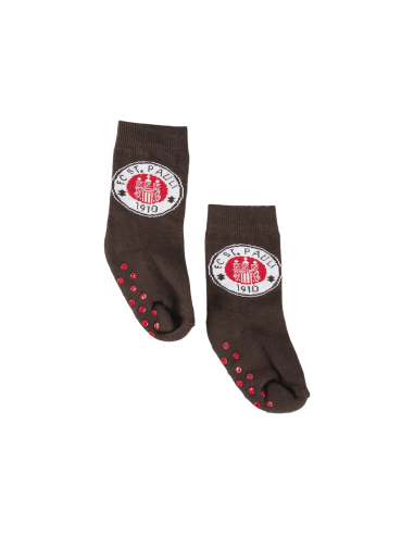 St. Pauli - Baby Socks - Logo - Brown - @ No Borders