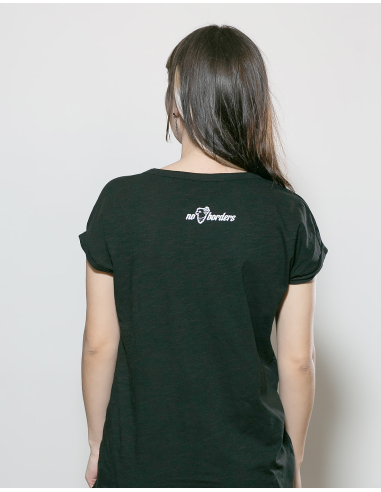 ACAB - All Colours Are Beautiful - No Borders - T-Shirt tailliert - Black - @ No Borders