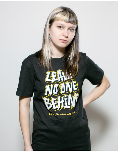 Leave No One Behind (Belarus) - No Borders - SOLI T-Shirt - Black - @ No Borders