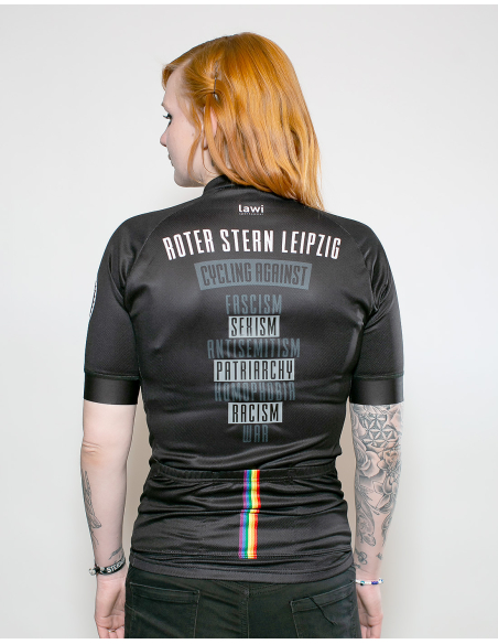 Roter Stern Leipzig - Radtrikot Kurzarm - Black/Rainbow Roter Stern Leipzig - Radtrikot Kurzarm - Black/Rainbow