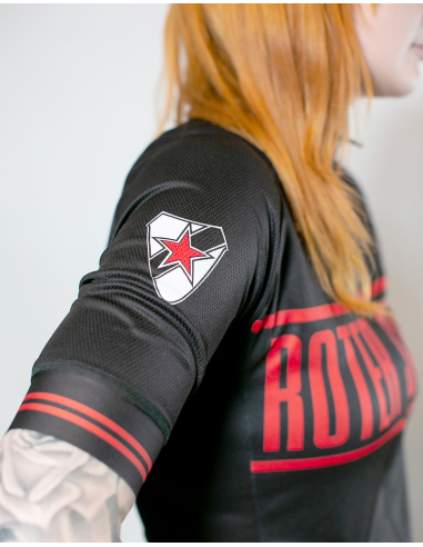 Roter Stern Leipzig - Radtrikot Kurzarm - Black/Red - @ No Borders