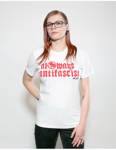 Always Antifascist - Mob Action - T-Shirt - White - @ No Borders