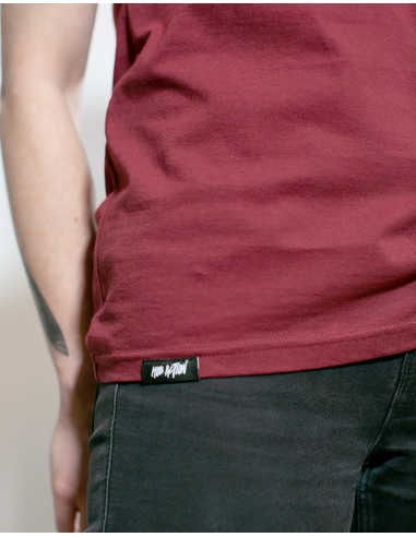 Mob Action Classic - T-Shirt - Burgundy - @ No Borders
