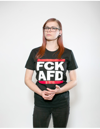 FCK AFD - No Borders - T-Shirt - Black - @ No Borders