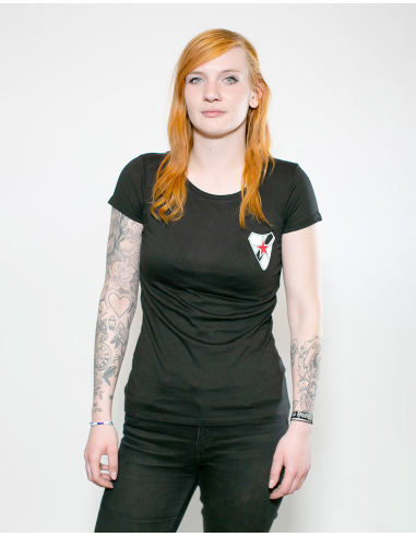 Roter Stern Leipzig - T-Shirt fitted - Cantona - Black - @ No Borders