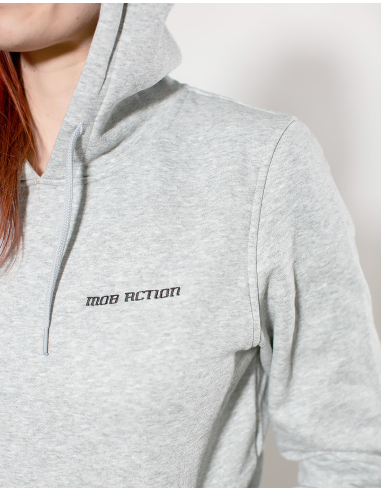 Mob Action Classic - Hoodie - Grey/Black - @ No Borders
