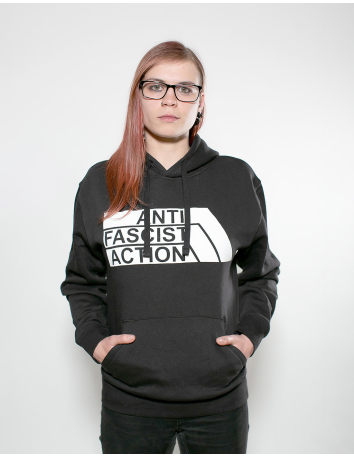 Rotfront - Hoodie - Grey - Less Talk - @ No Borders