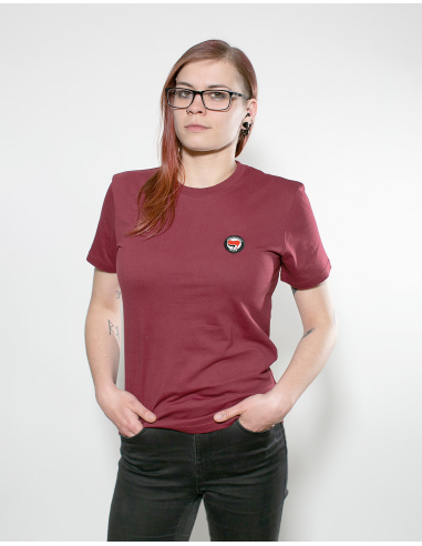 Siamo Tutti Antifascisti - Mob Action - T-Shirt - Burgundy - @ No Borders
