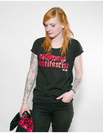 Always Antifascist - Fahne - @ No Borders