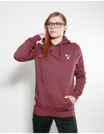 No Borders Kakadu - T-Shirt - Burgundy - @ No Borders