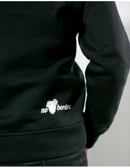 Antifaschistische Aktion - No Borders - Hoodie - Black Antifaschistische Aktion - No Borders - Hoodie - Black