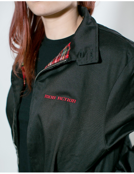 Mob Action Classic - Jacket - Harrington - Black/Red