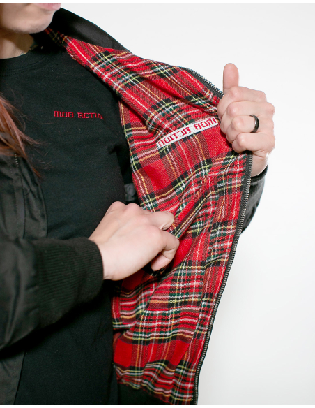 Mob Action Classic - Jacket - Harrington - Black/Red