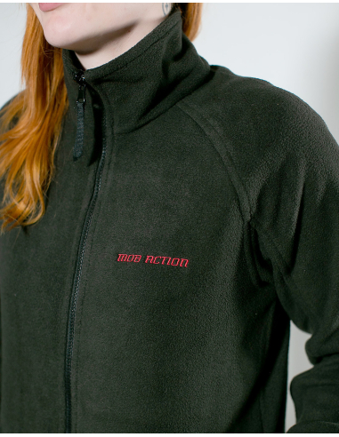 Mob Action Classic - Fleecejacke - Schwarz/ Rot - @ No Borders
