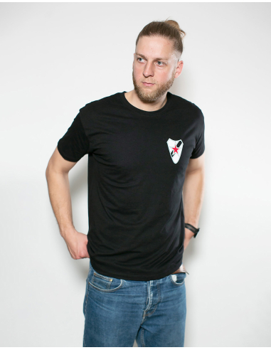 Roter Stern Leipzig - T-Shirt - Cantona - Black - @ No Borders